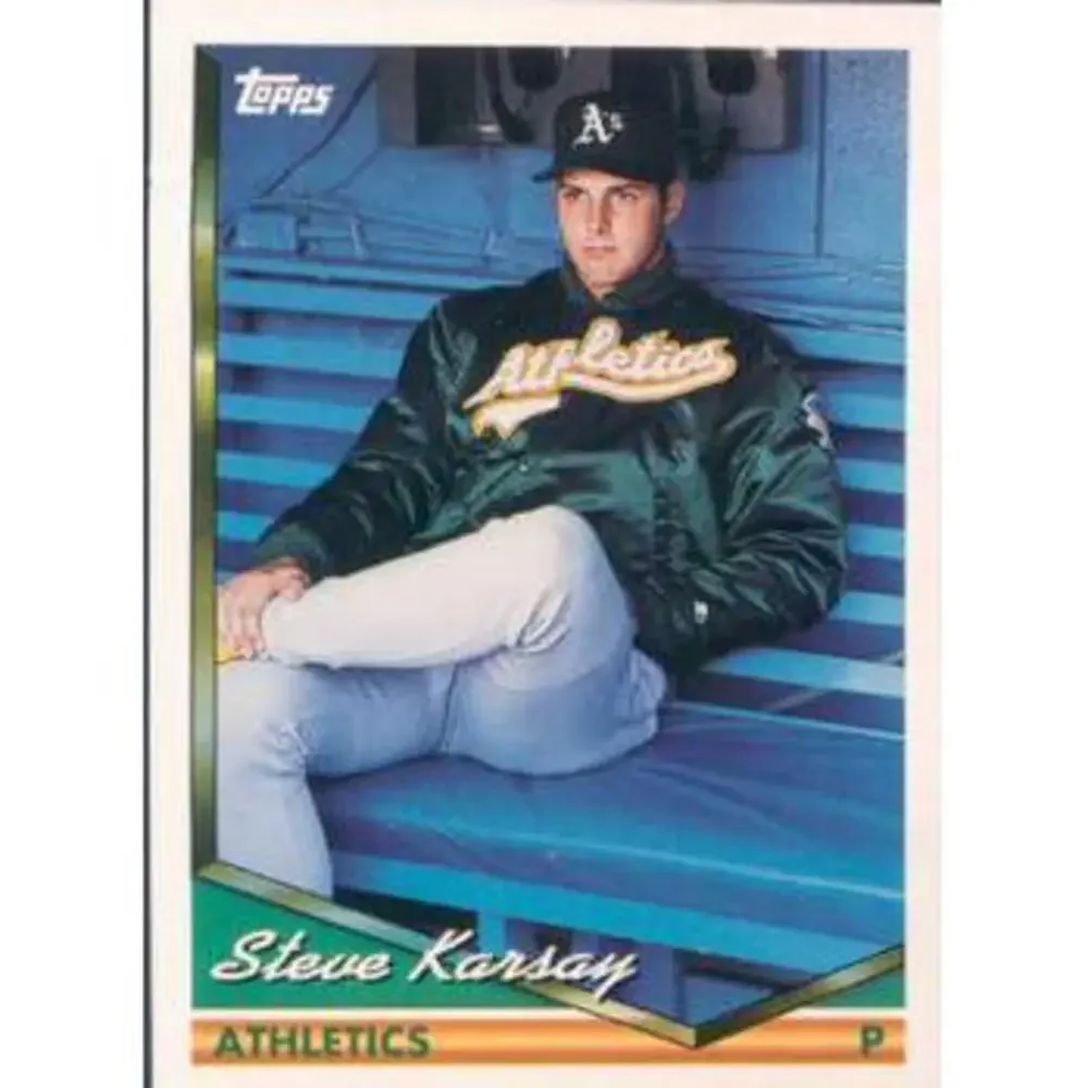 1994 Topps Steve Karsay RC # 131 Oakland Athletics